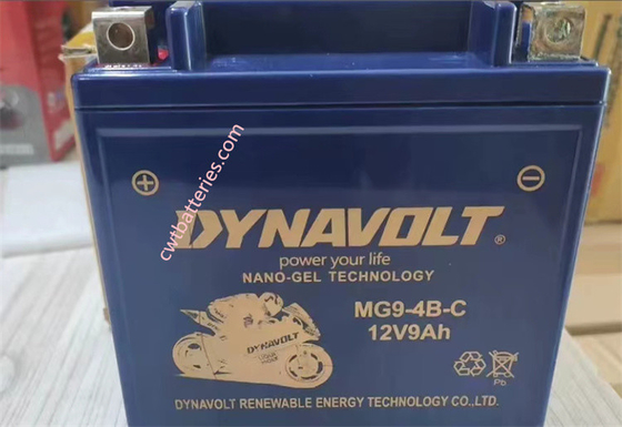 DYNAVOLT MG9-4B-C BATTERY 12V 9Ah for Motorcycle Maintenance Free Gel Series Motorcycle Battery