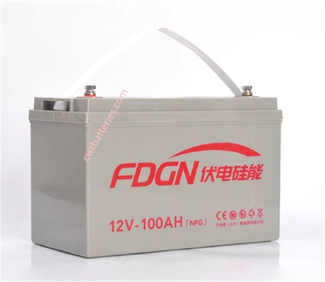 FDGN SMALL SOLAR BATTERY 12V 100Ah  Photovoltaic Energy Storage Battery Solar Panel Charging