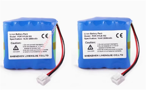 EDAN  FOR HYLB-102 Battery 14.4V 2600mAh Compatible New for SE-100 SE-1 SE-1200 SE-12 ECG Machine