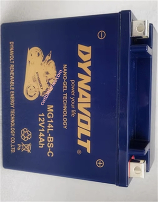 DYNAVOLT MG14L-BS-C BATTERY 12V 14Ah AGM GEL Lead Acid Battery for Motorcycle New Original