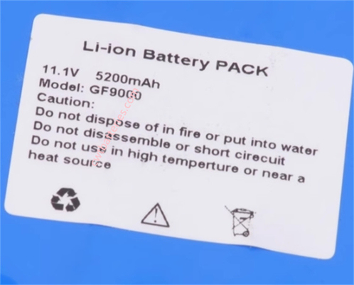 Guoteng GF9000 Li-ion Battery Pack New Compatible 11.1V 5200mAh for GT2000,GT6000,GF9000,GT9002,GT9003 ECG Machine