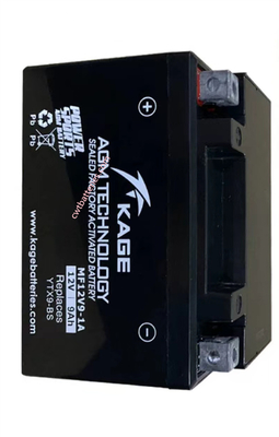 Bateria Kage MF12V9-1A 12V 9Ah Substitui YTX9-BS para Bateria de Motocicleta