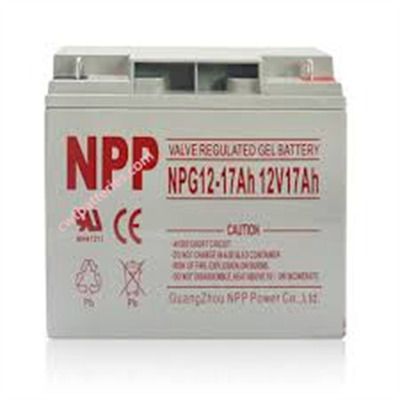 NPG12-17Ah 12V17Ah Gel de Ácido de Chumbo Armazenamento solar recarregável Bateria Sistema Solar Novo Original