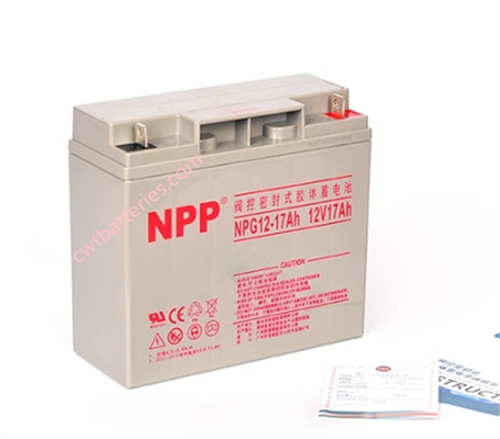 NPG12-17Ah 12V17Ah Gel de Ácido de Chumbo Armazenamento solar recarregável Bateria Sistema Solar Novo Original