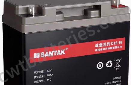 Santak C12-18 Castelo Selado Baterias UPS de chumbo ácido 12V 18Ah OEM