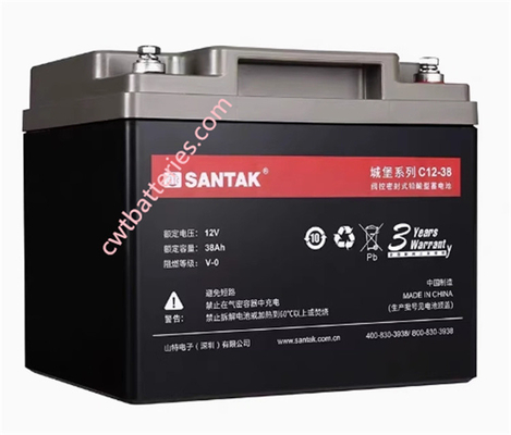 SANTAK C12-38 12V 38AH Castle Series Power UPS Batteries Maintenance Free