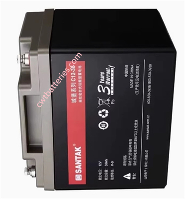 SANTAK C12-38 12V 38AH Castle Series Power UPS Batteries Maintenance Free