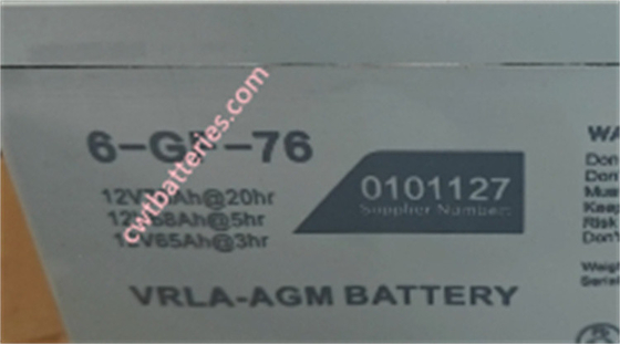 12V 76Ah Rechargeable Forklift Batteries Noblelift Battery 6-GF-76