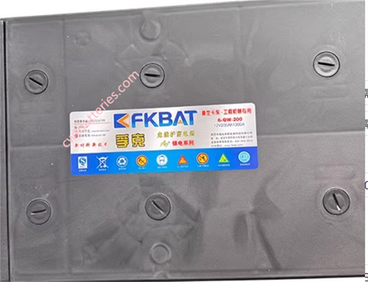 FKBAT 6-QW-200 12V 200Ah Maintenance Free Marine Battery with 650 CCA and All-weather Adaptability