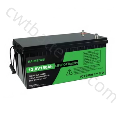 LiFePO4 12.8V 150Ah Lithium Ion AGM RV Battery Pack Deep Cycle Recreational Vehicle Batteries