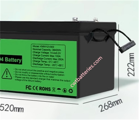 ODM KAIMEIWEI Power Sport Caravan Lithium Battery AGM 12.8V 300AH