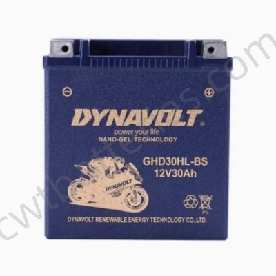 DYNAVOLT GHD30HL-BS Nano Gel AGM ATV Batteries 12V 30Ah Heavy Duty for Motorcycle
