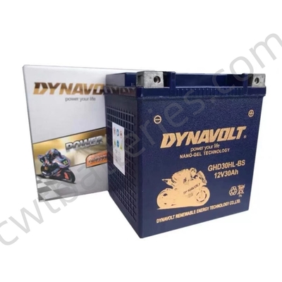 DYNAVOLT GHD30HL-BS Nano Gel AGM ATV Batteries 12V 30Ah Heavy Duty for Motorcycle