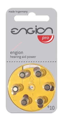 Engion PR70 E10 1.4v Zinc Air Batteries New Original Hearing Aid Power cell battery