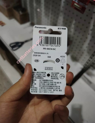 Panasonic PR48 A13 1.4V Zinc Air Battery New Original 6pcs Suit for Hearing Aid 