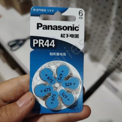 Panasonic PR44 A675 1.4V Zinc Air Battery for Hearing Aids Electronic Pet Game Consoles Replacement Batteries