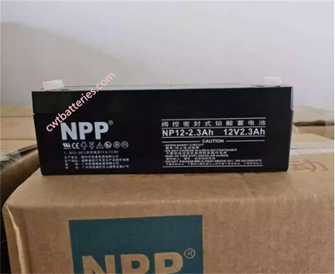 NP12-2.3 12V 2.3Ah Vrla Battery Rechargeable Sealed Lead Acid Battery New Original