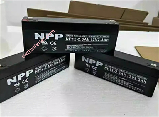 NP12-2.3 12V 2.3Ah Vrla Battery Rechargeable Sealed Lead Acid Battery New Original