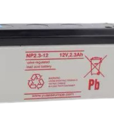 YUASA NP2.3-12 UPS Bateria 12V 2.3Ah DC Regulado por válvula Baterias de chumbo-ácido Substituição para sistema de armazenamento