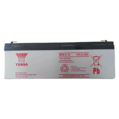 YUASA NP2.3-12 UPS Bateria 12V 2.3Ah DC Regulado por válvula Baterias de chumbo-ácido Substituição para sistema de armazenamento