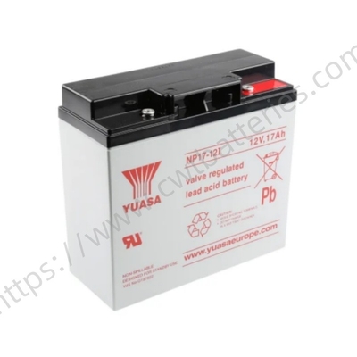 YUASA NP17-12I Insert M5 Sealed Lead Acid Battery 12V 17Ah Industrial VRLA UPS Batteries Rechargeable Maintenance Free