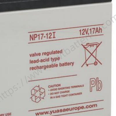 YUASA NP17-12I Insert M5 Sealed Lead Acid Battery 12V 17Ah Industrial VRLA UPS Batteries Rechargeable Maintenance Free