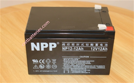 NP12-12 12V 12Ah Vrla Battery Rechargeable Sealed Lead Acid Battery