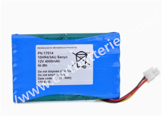 GE Datex-Ohmeda  S5,17014,10HR43AU,17014 12V 4000mAh Compatible Battery for Monitors Battery