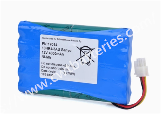 GE Datex-Ohmeda  S5,17014,10HR43AU,17014 12V 4000mAh Compatible Battery for Monitors Battery