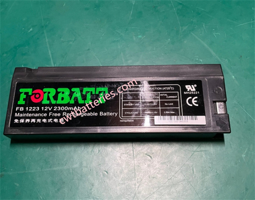 Philips Goldway UT4000B FORBATT FB1223 12V 2300mAh Monitor Battery Used