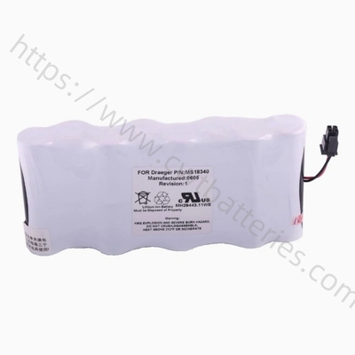 Drager MS18340 MS14234 Li-ion Battery Rechargeable for Infintiy-Vista DELTA GAMMA XL SC 6002XL 14.8V 5200mAh