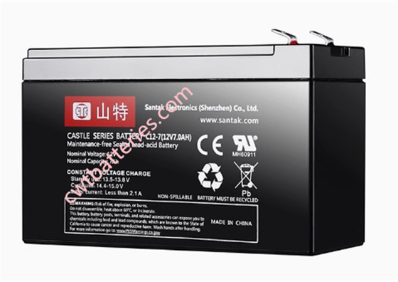 SANTAK C12-7 12V 9Ah Castle UPS Batteries Sealed Lead Acid SLA Battery