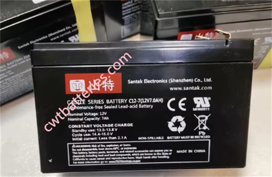 SANTAK C12-7 12V 9Ah Castle UPS Batteries Sealed Lead Acid SLA Battery