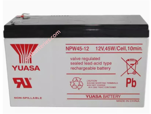 YUASA NPW45-12 12V 45W UPS Battery 10Min Sealed Lead Acid Battery New Original