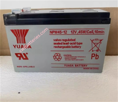 YUASA NPW45-12 12V 45W UPS Battery 10Min Sealed Lead Acid Battery New Original