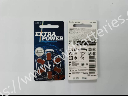 For sale Ready-to-use Batteries EXTRAPOWER A312 1.45V Hearing Zinc Air Battery Long-lasting Batteries