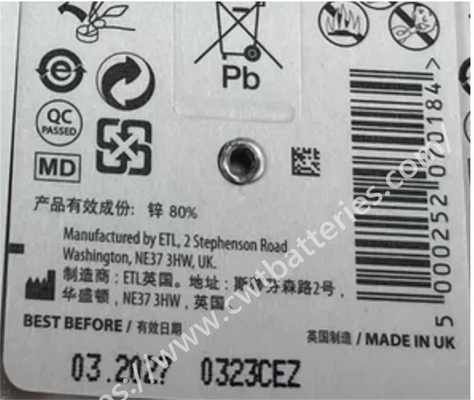 Long-lasting KEND A675 1.45V Hearing Zinc Air Battery Disposable Portable Batteries