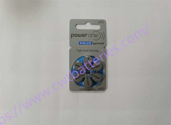 Powerone P675 1.45V Hearing Zinc Air Battery Small Batteries Portable Batteries Environmental friendly Battery