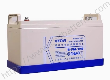KSTAR 6-FM-120 Lead-Acid Battery 12V 120Ah VRLA Battery Long Life Rechargeable for UPS Power System