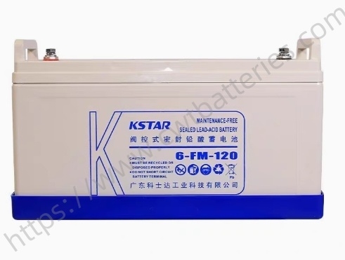 KSTAR 6-FM-120 Lead-Acid Battery 12V 120Ah VRLA Battery Long Life Rechargeable for UPS Power System