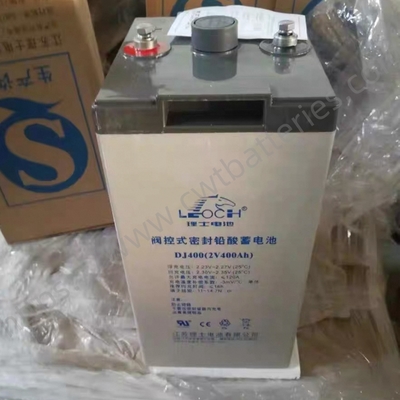 Leoch DJ400 Valve Regulated Sealed Lead Acid Battery 2V 400Ah VRLA UPS Batteries for Communication Solar