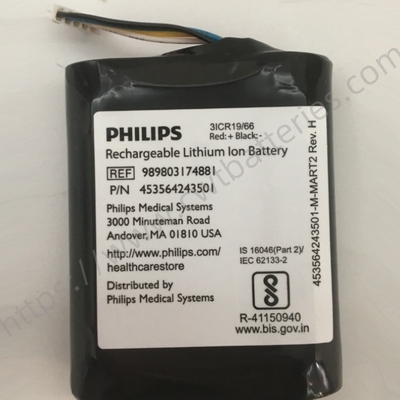 PHiliph Rechargeable Lithium Ion Battery 989803174881 for SureSigns VS1 VS2 Vital Signs Monitor PN453564243501