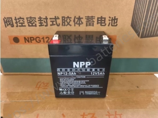 12V 5Ah Battery NP12-5 VRLA Battery Rechargeable Valve Regulated Lead-acid for UPS Power Storage