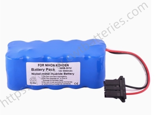 Nihon Kohden NKB-301V Battery Compatible for TEC-7621C 7631C 7700 5521 5531 ECG Machine