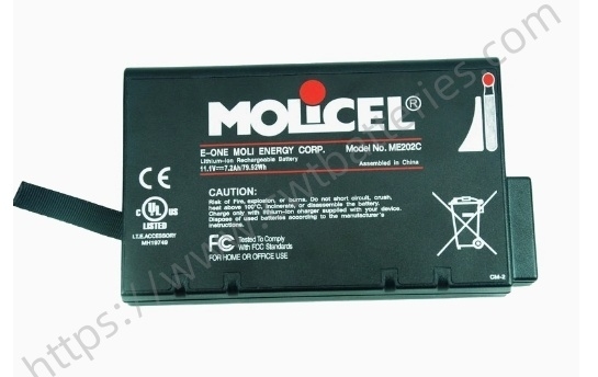 PHiliph ME202C Rechargeable Lithium Ion Battery for VS2 VM4 VM6 VM8 VM3 VS3 V24E 11.1V 7.2Ah 79.52Wh