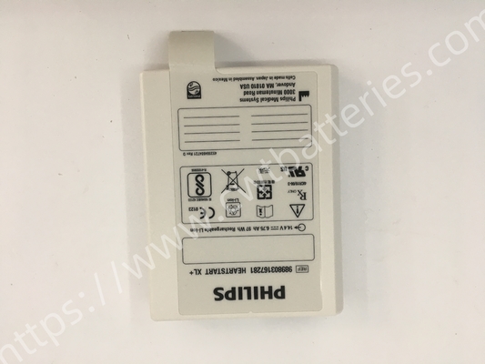 PHiliph Heartstart XL+ Defibrillator Machine 989803167281 Rechargeable Li-ion Battery 14.4V 6.75Ah 97Wh