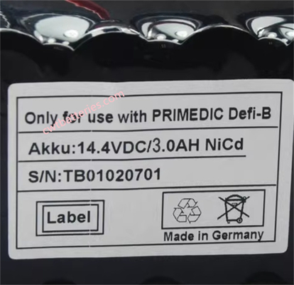 TB01020701 14V 3Ah Compatible New Lithium Ion Battery for Primedic Defi-B 