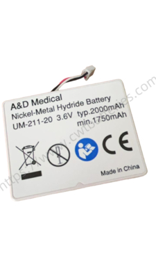 A&D Medical UM-211-20 Nickel-Metal Hydride Battery Ni-MH Rechargeable Batteries 3.6V 2000mAh