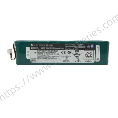 Nihon Kohden SB-901DC Sealed Rechargeable Ni-MH Battery for ECG-1250p ECG-2110 ECG-2150 12V 1950mAh