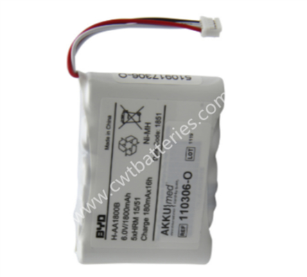 Fresenius Injectomat H-AA1800B Battery 6.0V 2100mAh Medical Replacement